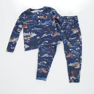 Faherty Sea and Sky Pajama Set Kid's Size 2T